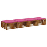 4-Piece Seat Cushions SOEST 4 pcs 100% Polyester Pink 945040