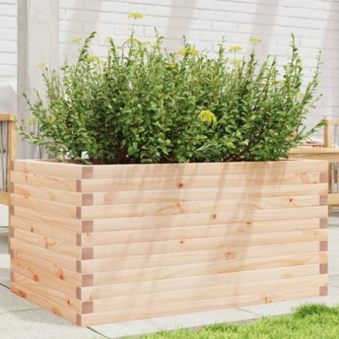 ZNTS Garden Planter 90x60x45.5 cm Solid Wood Pine 847278