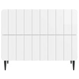 Bedside Cabinet High Gloss White 62 x 34.5 x 49.5 cm 894319