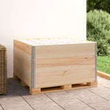 Pallet Collars 3 pcs 100x100 cm Solid Pine Wood 310057