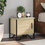 ZNTS Bedside Cabinets 2 pcs Sonoma Oak 40x30x40 cm Engineered Wood 848517