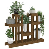 Plant Stand Honey Brown 104.5x25x77.5 cm Solid Wood Pine 822100