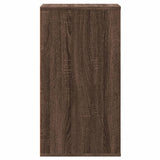 Corner Chest of Drawers Brown Oak 40x41x76 cm Engineered Wood 852867