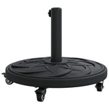 Parasol Base 15.35 kg Black Iron Circular 42002566