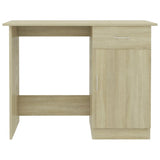 Desk Sonoma Oak 100x50x76 cm Engineered Wood 801083