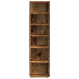 Shoe Cabinets 2 pcs Old Wood 28x27x102 cm Engineered Wood 856665