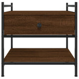Coffee Table Brown Oak 50x50x50 cm Engineered Wood 833969