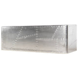 Aviator Desk Silver 112x50x76 cm Metal 284414