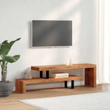 TV Stand Unique natural wood grain Solid Acacia Wood Medium 244583