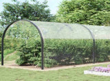 Clear Tarpaulin with Eyelets 6x12 m PVC 4018620