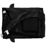 Pet Bike Trailer Black Oxford Fabric and Iron 93975