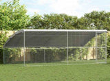 Chicken Cage 2 pcs Silver 400 x 200 x 200 cm Galvanised Steel 3368317