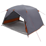 Backpacking Tent Grey and Orange 2-Person 42017411
