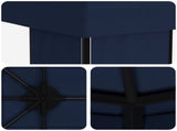 Garden Gazebo 6 x 3 m Blue Polyester and Steel 190 3376013
