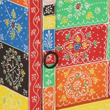 Bedside Cabinet 2 pcs Multicolour 40x35x45 cm Solid Wood Mango 4017563