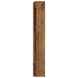 Storage Headboard with LED Old Wood Engineered Wood 3418669