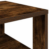 Shoe Rack Smoked Oak 61x32x105 cm Engineered Wood 859864
