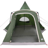 Teepee Tent 5-Person with Roof Green 545 x 450 x 295 cm 42003999