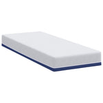 Mattress White and Blue 80 x 200 cm Gel Memory Foam 4106336
