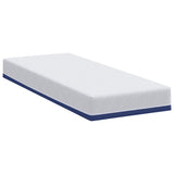 Mattress White and Blue 80 x 200 cm Gel Memory Foam 4106336