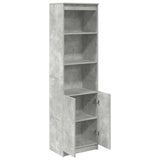 Highboard Concrete Grey 50x35x180 cm Engineered Wood 3328465