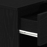Bedside Cabinets 2 pcs with Drawer Black 39x28x41 cm 858752