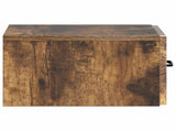 Wall-Mounted Bedside Cabinet 2 pcs Smoked Oak 34.5 x 33 x 20 cm 899286