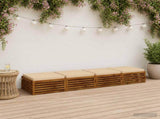 4-Piece Seat Cushions SOEST 4 pcs 100% Polyester Cream 945072