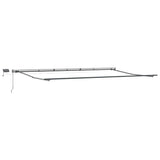 Manual Retractable Awning with LEDs Burgundy 600x300 cm 3310200