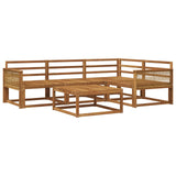 Outdoor Sofa Set 5 pcs Natural Solid Acacia Wood 3382547