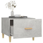 Coffee Tables 2 pcs Concrete Grey 50x50x40 cm Engineered Wood 812717