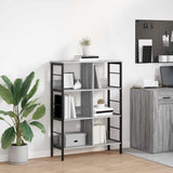 Bookshelf Grey Sonoma 82 x 32 x 112 cm Engineered Wood 883991