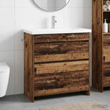 Bathroom Furniture Set Old Wood 81 x 40 x 84.5 cm 3404272