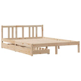 Bed Frame without Mattress 120x200 cm Solid Wood Pine 3301634