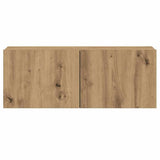 Wall Mounted TV cabinets 3 pcs Artisan Oak Engineered Wood 3328958