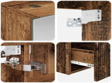 Bathroom Cabinet Set 5 pcs Old Wood Engineered Wood 3406317