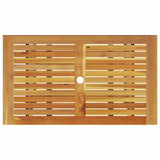 Garden Dining Set Folding 5 pcs Brown Solid Acacia Wood 3375756