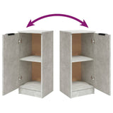 Sideboards 2 pcs Concrete Grey 30x30x70 cm Engineered Wood 811142