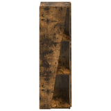 Side Shelf Smoked Oak 33 x 32 x 100.5 cm Engineered Wood 892422