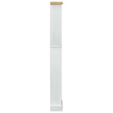 Bookcase White 46 x 20 x 170 cm Solid Pine Wood 42024947