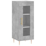 Highboard Concrete Grey 34.5x34x180 cm Engineered Wood 3199037