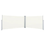 Retractable Side Awning Cream 160x600 cm 317995