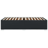 Bed Frame without Mattress Black Single Faux Leather 3284576