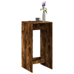 ZNTS Bar Table Smoked Oak 51x50x103.5 cm Engineered Wood 854422