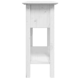 ZNTS Console Table BODO White 90x34.5x73 cm Solid Wood Pine 355071