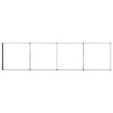 Raised Garden Bed Wood Brown 320 x 80 x 24 cm cold-rolled steel 8006493