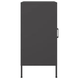 Sideboards 2 pcs Black 36x39x79 cm Steel 843013