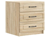 Bedside Cabinet Sonoma Oak 43 x 41 x 63.5 cm Engineered Wood 895707