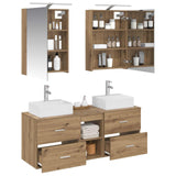 Bathroom Furniture Set 5 pcs Artisan Oak 3406798