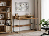 Desk with Storage Oak Wood 100 x 50 x 91 cm 8008030
